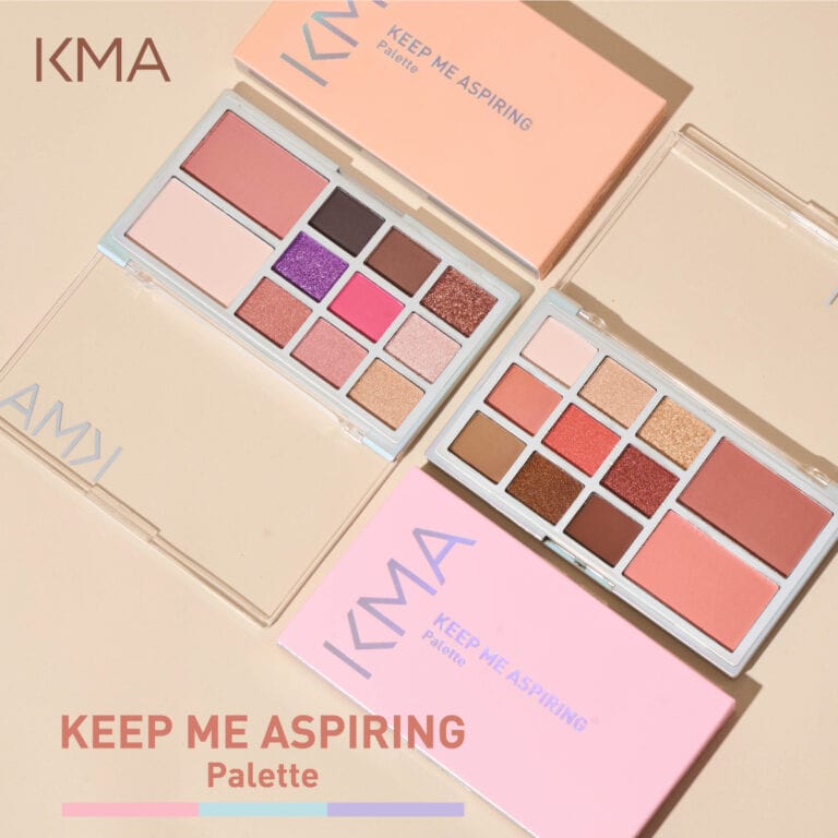 Experience unlimited beauty with the KMA KEEP ME ASPIRING Palette.