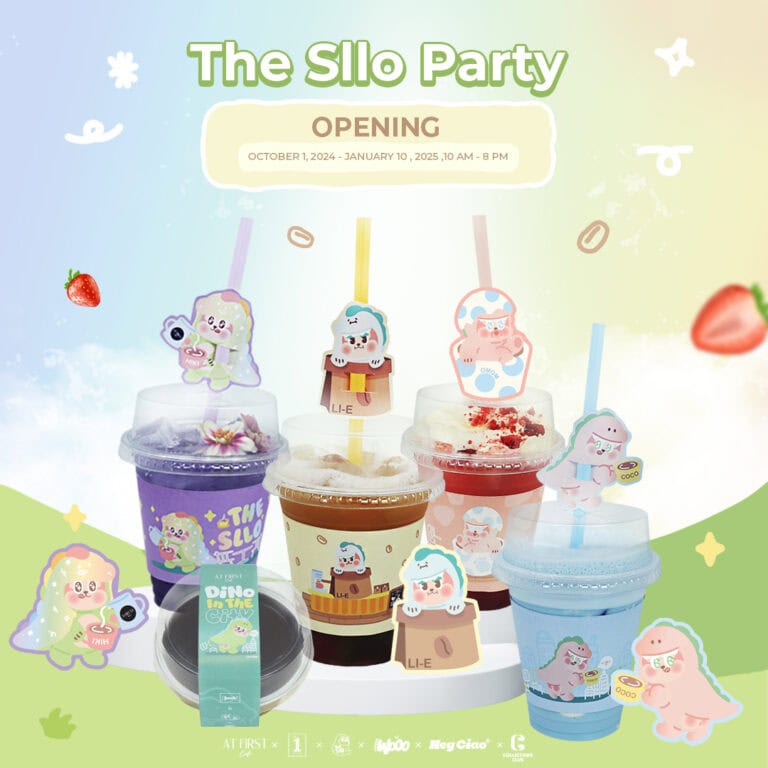 AT FIRST X THE SLLO  pop-up Café พบกับเมนูเครื่องดื่มและขนมสุดคิ้วท์ได้แล้ววันนี้